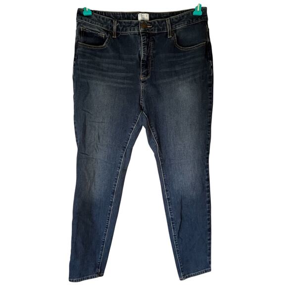Time and Tru Medium Wash Skinny Jean Size 16 Regular - Picture 1 of 12